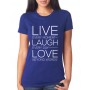 Marškinėliai Live Laugh Love Marškinėliai Live Laugh Love